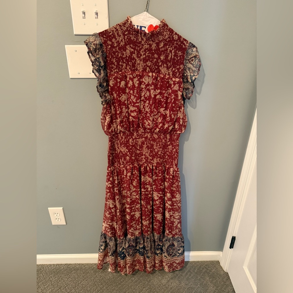 Aqua maxi dress size XL